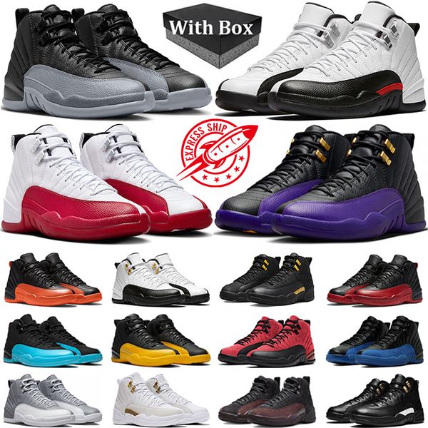 With Box Jumpman 12 Men Basketball Shoes 12s Black Wolf Grey Cherry Red Taxi Field Purple Brilliant Orange Flu Game Playoffs Mens Trainers Outdoor Sneakers, #30
With Box Jumpman 12 Men Basketball Shoes 12s Black Wolf Grey Cherry Red Taxi Field Purple Brilliant Orange Flu Game Playoffs Mens Trainers Outdoor Sneakers, #30