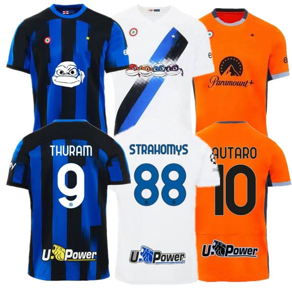 23 24 THURAM Maglia InTers Soccer Jersey TraNSforMERs Special 2023 2024 Football Shirt MILANS Maglie Fan Player Version LAUTARO CALHANOGLU BARELLA NinJa TturTles, Home
23 24 THURAM Maglia InTers Soccer Jersey TraNSforMERs Special 2023 2024 Football Shirt MILANS Maglie Fan Player Version LAUTARO CALHANOGLU BARELLA NinJa TturTles, Home
