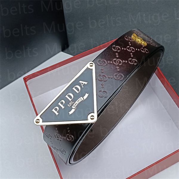 mens belts leather Triangle logo 100% genuine leather cowhide belt Mens designer belt womens belt fashion golden silver smooth buckle plaid unisex letters belts, 6# silver buckle+brown
mens belts leather Triangle logo 100% genuine leather cowhide belt Mens designer belt womens belt fashion golden silver smooth buckle plaid unisex letters belts, 6# silver buckle+brown