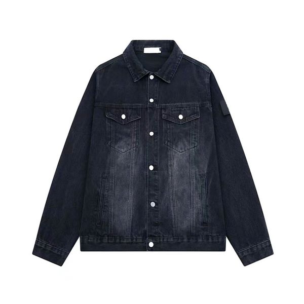 Spring and Autumn ladies basic coat female cowboy coat compass badge embroidered fashion cowboy coat Topstoney loose long sleeve coat, Deep blue
Spring and Autumn ladies basic coat female cowboy coat compass badge embroidered fashion cowboy coat Topstoney loose long sleeve coat, Deep blue