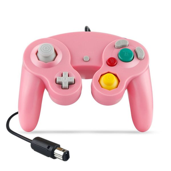2024 Newest 10 Colors NGC Wired Game Controller Gamepad Joystick for Nintendo NGC Console Gamecube Wii U Extension Cable Turbo Dualshock Controllers Dropshipping