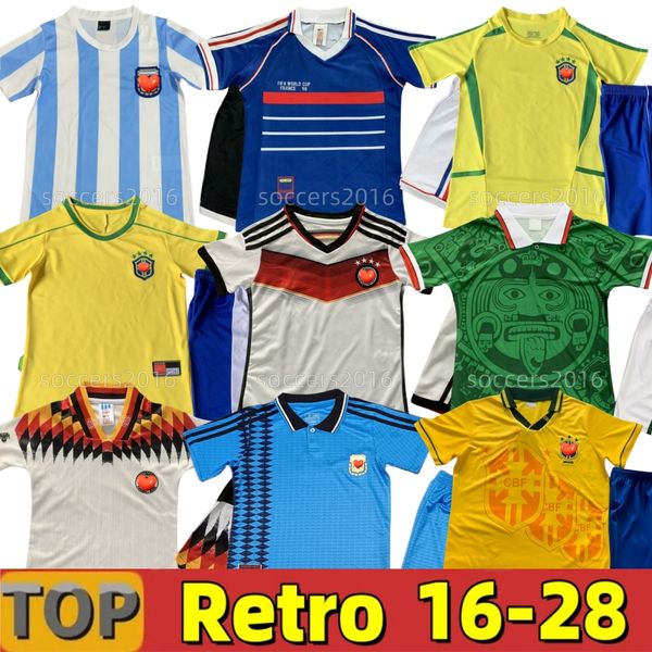 Retro kids soccer jerseys Brasil Germanys French ArgeNtina 86 90 92 94 96 98 02 14 Ronaldo KAKA BraziLS PELE ROMARIO RIVALDO BALLACK KLINSMANN Maradona Mexico, 2002 home
Retro kids soccer jerseys Brasil Germanys French ArgeNtina 86 90 92 94 96 98 02 14 Ronaldo KAKA BraziLS PELE ROMARIO RIVALDO BALLACK KLINSMANN Maradona Mexico, 2002 home