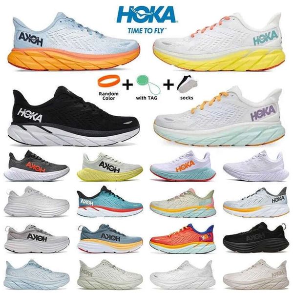 Hoka Men Women Running Shoes Hokas ONE Clifton Bondi 8 9 Black White Shock Absorbing Road Carbon x2 Designer Sneakers Climbing Runner Outdoor Trainers Walking, 54
Hoka Men Women Running Shoes Hokas ONE Clifton Bondi 8 9 Black White Shock Absorbing Road Carbon x2 Designer Sneakers Climbing Runner Outdoor Trainers Walking, 54