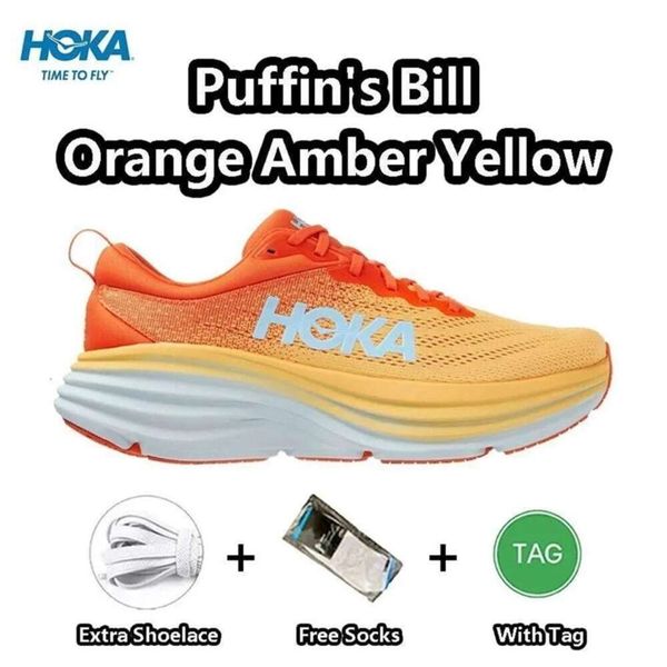 

2024 hokah One Bondi 8 2023 Running hokahs Shoes Womens Platform Sneakers Clifton 9 Men Women Blakc White Harbor Mens Women Trainers Runnners 36-48, Color 51