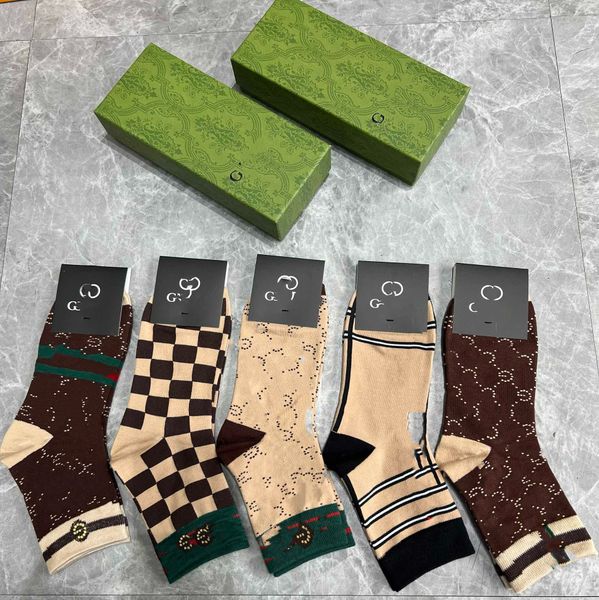 

crazy socks for women Wholesale Socks Men's Women Designer Snow boot socks Stockings cotton Elasticity Thick Mix colors Letter Print Keep warm outdoors