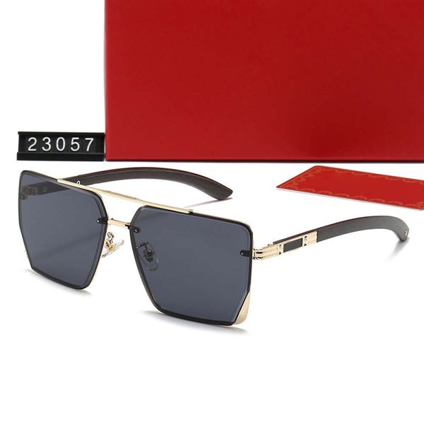 

Designer sunglasses for women and men New mens womens fashionable trendy casual driving leisure travel 23057 With Box