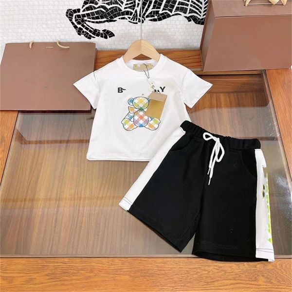 Kids Designer Boys T-shirt Plaid Shirt Set Girls Fashion Set Kids Summer Short Sleeve Set 90cm-160cm B2, Camel
Kids Designer Boys T-shirt Plaid Shirt Set Girls Fashion Set Kids Summer Short Sleeve Set 90cm-160cm B2, Camel