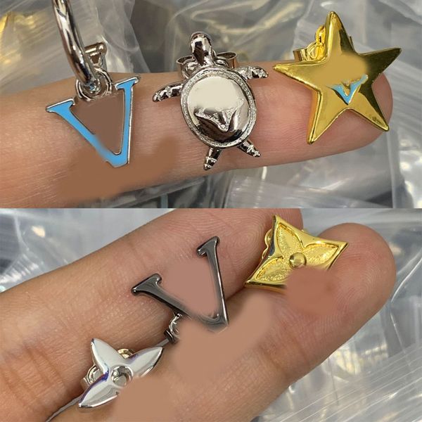 3PCS/Set Gold Silver Plated Charm Letter Ear Stud Stainless Steel Drop Earrings Luxury Brand Designer Fashion Women Wedding Party Jewelry Gift With Box High Quality
3PCS/Set Gold Silver Plated Charm Letter Ear Stud Stainless Steel Drop Earrings Luxury Brand Designer Fashion Women Wedding Party Jewelry Gift With Box High Quality