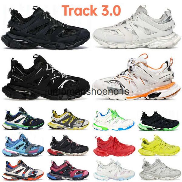 

Balllenciagaes Track 3 3.0 Designer Running Outdoor Casual Shoes Trainers Triple Black White Pink Blue Orange Ye Dde, Color 37