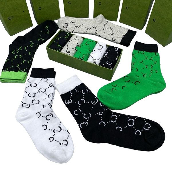 

Mens 2024 socks tech designer double-sided socks womens sports socks three pairs of womens socks quick drying Breathable Wicking sweat print