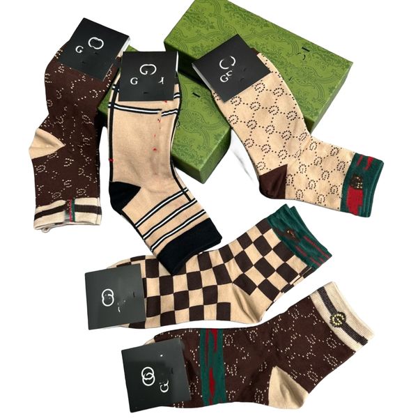 

24ss Designer Classic Fashion Luxury Men's and Women's Head Embroidered shark Socks Pure Cotton Socks Classic Color Style