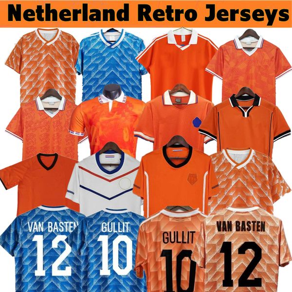 

1988 Retro Neder land Soccer Jerseys 2012 Gullit Van Basten 2010 2000 2002 1998 1994 90 92 Holland vintage football shirts Classic 1996 Rijk shirt