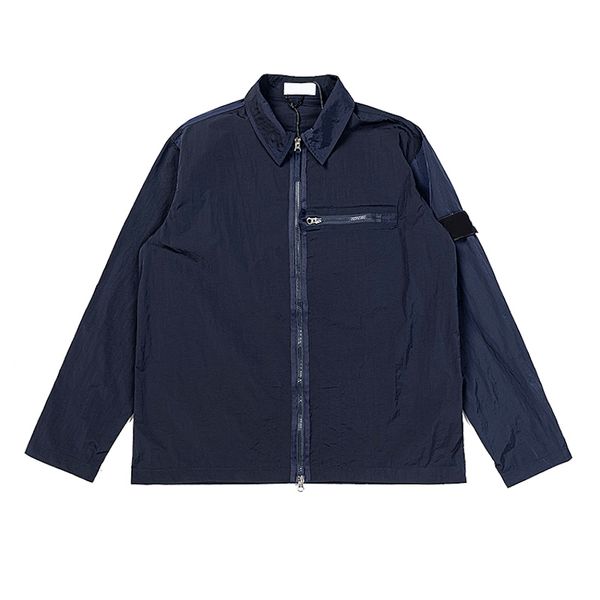 Designers Summer solid light men's jacket Sunscreen zipper Lapel coat Loose casual outdoor couple frock Epaulet style shirt Topstoney long sleeve shirt, Lihgt green
Designers Summer solid light men's jacket Sunscreen zipper Lapel coat Loose casual outdoor couple frock Epaulet style shirt Topstoney long sleeve shirt, Lihgt green