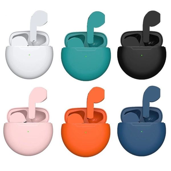 Pro6 TWS Wireless Earphones Bluetooth Mic Headphones In Ear Sport Earbuds Air Pro 6 Headset for iPhone Xiaomi Mobile Smart Phone
