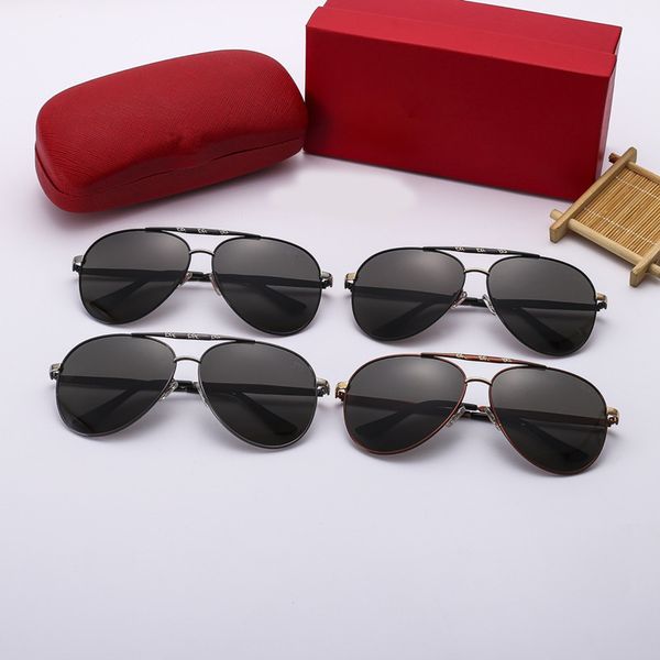 Luxury Large Metal Black Frame Polarized Sunglasses Retro Brand Women Men Designer Leopard Carved Outdoor Beach Goggle carti Glasses With Red Original Box C15
Luxury Large Metal Black Frame Polarized Sunglasses Retro Brand Women Men Designer Leopard Carved Outdoor Beach Goggle carti Glasses With Red Original Box C15