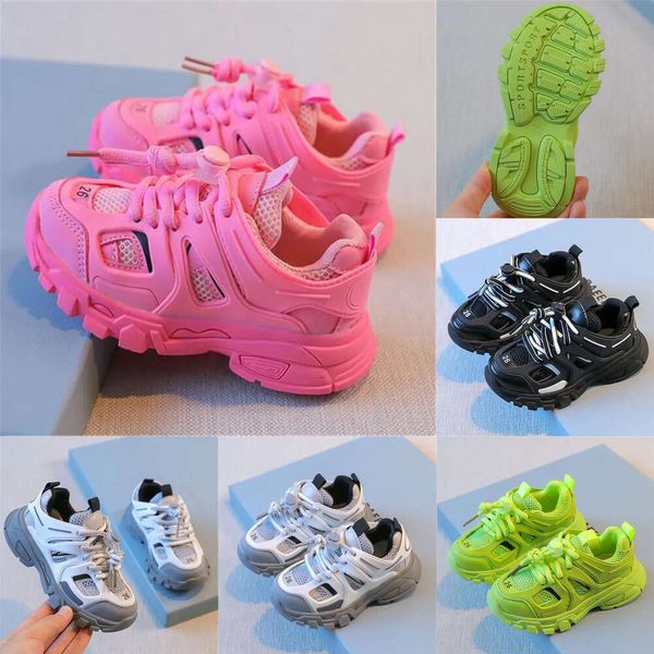 

Children Designer Spring Autumn Boys Girls Classic Sports Shoes Breathable Kids Baby Casual Sneakers Outdoor Trainers Soft Soled Comfortable Shoes, Green
