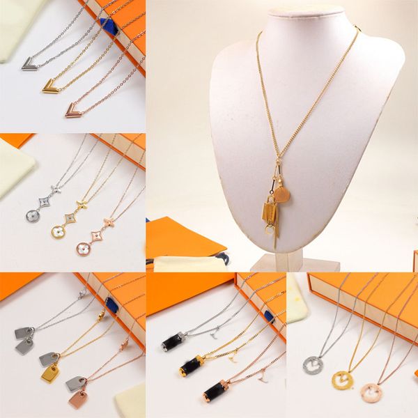 Elegant Diamond Designer Necklace For Woman Pendant Necklace Jewelry Mens Chain Silver Gold Plated Fashion Charm Choker Necklaces Flower Letters Wholesale
Elegant Diamond Designer Necklace For Woman Pendant Necklace Jewelry Mens Chain Silver Gold Plated Fashion Charm Choker Necklaces Flower Letters Wholesale