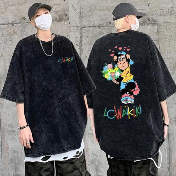 Mens T Shirts Wash Vintage Lc Waikiki Monkey Double Sided Print Tshirt Men Women Hip Hop Cartoon Short Sleeve Shirt Manga Streetwear, Beige
Mens T Shirts Wash Vintage Lc Waikiki Monkey Double Sided Print Tshirt Men Women Hip Hop Cartoon Short Sleeve Shirt Manga Streetwear, Beige