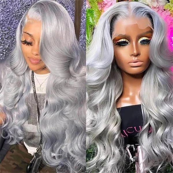 13x6 13x4 Transparent Grey Lace Front Wigs Human Hair Colored Human Hair Wig Brazilian Body Wave 613 Lace Frontal Wigs for Women al, Blonde
13x6 13x4 Transparent Grey Lace Front Wigs Human Hair Colored Human Hair Wig Brazilian Body Wave 613 Lace Frontal Wigs for Women al, Blonde