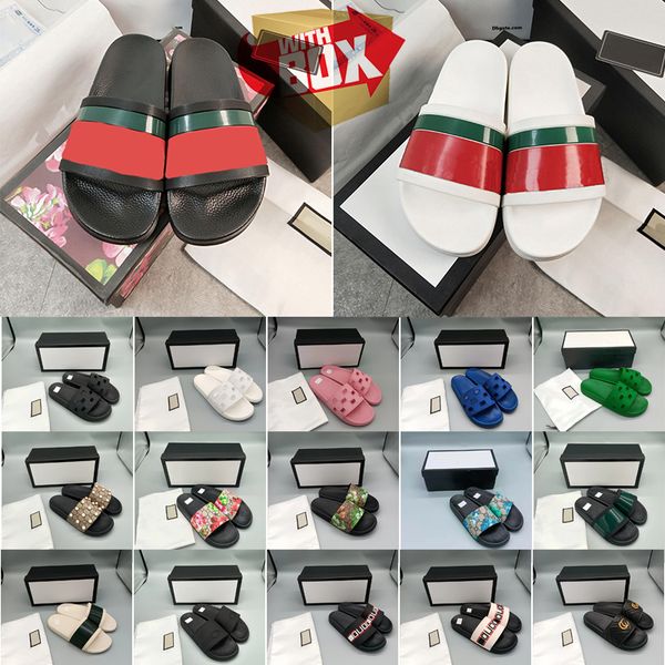 Designer Men Women Sandals with Correct Flower Dust Bag Shoes tiger snake print Slide Summer Wide Flat Slipper size 35-48, Clear
Designer Men Women Sandals with Correct Flower Dust Bag Shoes tiger snake print Slide Summer Wide Flat Slipper size 35-48, Clear