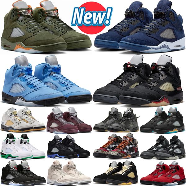 5 basketball shoes men 5s olive Georgetown UNC University Blue Muslin Aqua Burgundy Moonlight Racer Blue Fire Red mens sport trainers sneakers, Color 13
5 basketball shoes men 5s olive Georgetown UNC University Blue Muslin Aqua Burgundy Moonlight Racer Blue Fire Red mens sport trainers sneakers, Color 13