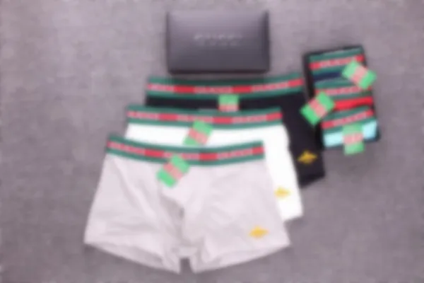 

boxers for men Underpants Sexy Men Underwear Low Rise Printing Breathable Mens Briefs Sleepwear 3 pieces/box, #3color random