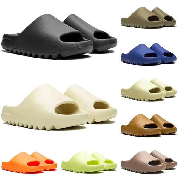 With box designer yeezey slide slippers men women slides Bone Black White Desert Sand Earth Brown Glow Green mens sandals summer shoes, Color 6
With box designer yeezey slide slippers men women slides Bone Black White Desert Sand Earth Brown Glow Green mens sandals summer shoes, Color 6