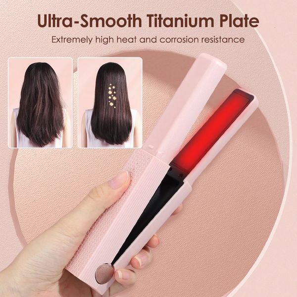 Straightening Irons Fast Warm-up Thermal Performance Professional Tourmae Ceramic Heating Plate Hair Straightener 240306, Black
Straightening Irons Fast Warm-up Thermal Performance Professional Tourmae Ceramic Heating Plate Hair Straightener 240306, Black
