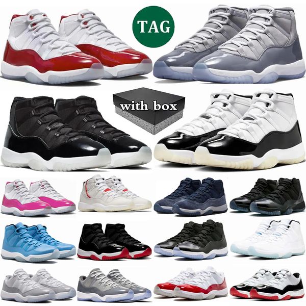 With box 11 Cherry Basketball Shoes Men Women 11s DMP pink Neapolitan Cement Grey Gratitude Grey 25th Anniversary Bred Mens Trainers Sport Sneakers, Color 17
With box 11 Cherry Basketball Shoes Men Women 11s DMP pink Neapolitan Cement Grey Gratitude Grey 25th Anniversary Bred Mens Trainers Sport Sneakers, Color 17