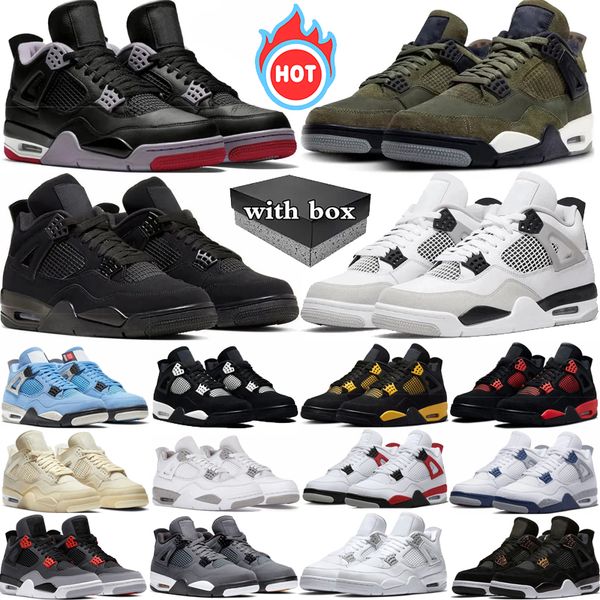 With box basketball shoes Bred Reimagined military black cat Olive Infrared bred White Thunder Pure Money sail sports mens womens trainers sneakers 36-47, Color 1
With box basketball shoes Bred Reimagined military black cat Olive Infrared bred White Thunder Pure Money sail sports mens womens trainers sneakers 36-47, Color 1