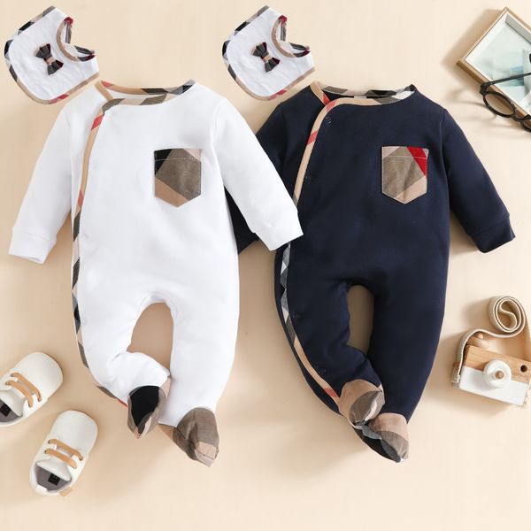 100% Cotton Kids Designer Romper Baby Boy Girl Tops Quality Long Sleeve Clothes 1-2 Years Old Newborn Spring Autumn Lapel Jumpsuits Children's Clothes, White
100% Cotton Kids Designer Romper Baby Boy Girl Tops Quality Long Sleeve Clothes 1-2 Years Old Newborn Spring Autumn Lapel Jumpsuits Children's Clothes, White