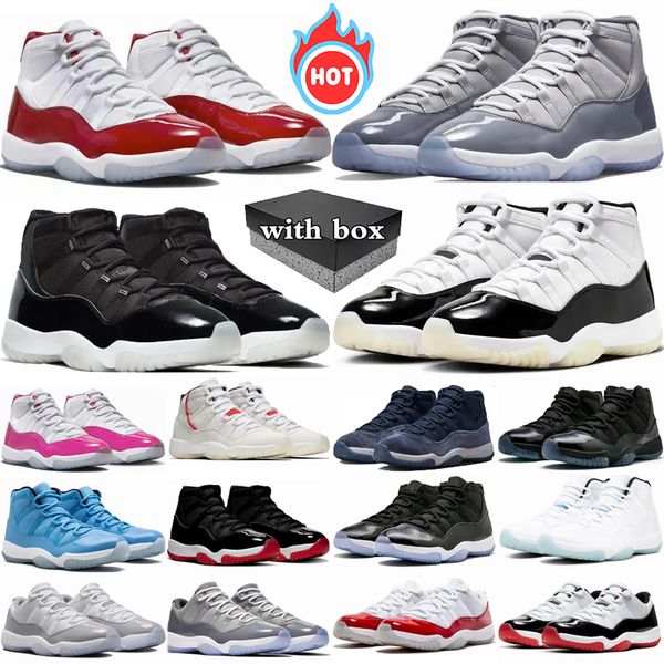With box 11 Cherry Basketball Shoes Men Women 11s DMP pink Neapolitan Cement Grey Gratitude Cool Grey Anniversary Bred Mens Trainers Sport Sneakers 36-47, Color 19
With box 11 Cherry Basketball Shoes Men Women 11s DMP pink Neapolitan Cement Grey Gratitude Cool Grey Anniversary Bred Mens Trainers Sport Sneakers 36-47, Color 19