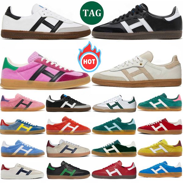 

Free Shipping designers shoes men women og shoe Vegan Black White Gum spezial sneakers black white bright blue clear Pink Velvet dark green mens trainer, Color 3