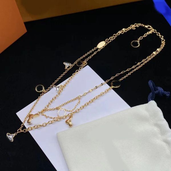 Elegant Women Girl Luxury Crystal Charm Statement Chain Necklace Brand Designer Gold Silver Plated Stainless Steel Pendant Chokers Fashion Jewelry Accessories
Elegant Women Girl Luxury Crystal Charm Statement Chain Necklace Brand Designer Gold Silver Plated Stainless Steel Pendant Chokers Fashion Jewelry Accessories