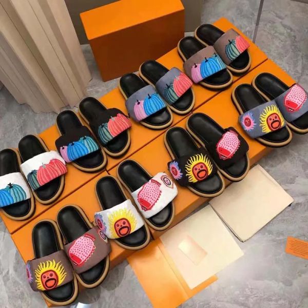Designer Slipper Slides Women Sandals Pool Pillow Flat Comfort Mule Heels Cotton Fabric Straw Casual Slippers for Spring and Autumn, #1
Designer Slipper Slides Women Sandals Pool Pillow Flat Comfort Mule Heels Cotton Fabric Straw Casual Slippers for Spring and Autumn, #1