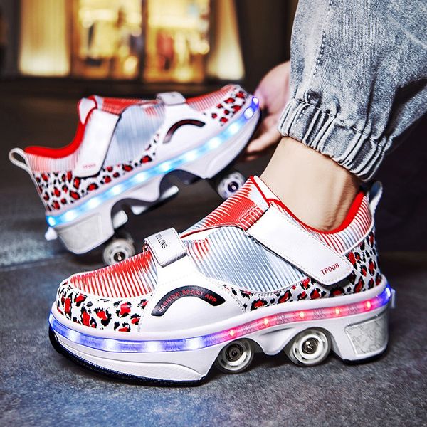 Four Wheel Skates for Adult Men Women Unisex Adult Sneakers Women's Men's Sport Walking Running Shoes, C1
Four Wheel Skates for Adult Men Women Unisex Adult Sneakers Women's Men's Sport Walking Running Shoes, C1