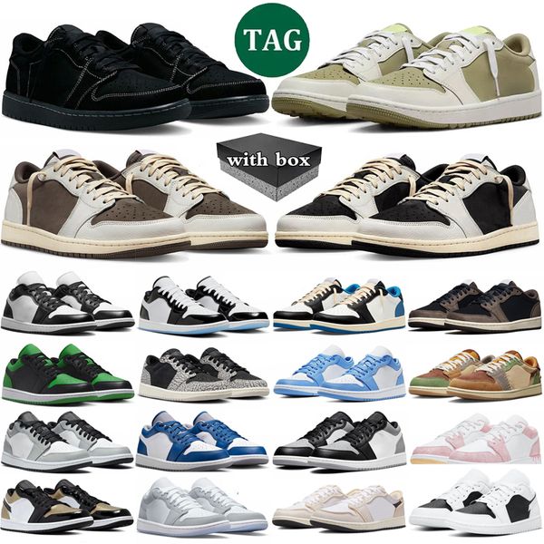 With box jumpman 1 Basketball Shoes Men Women Mens 1s Golf Olive Black Phantom travi Reverse Dark Mocha panda UNC Grey Trainers Sport Sneakers, White
With box jumpman 1 Basketball Shoes Men Women Mens 1s Golf Olive Black Phantom travi Reverse Dark Mocha panda UNC Grey Trainers Sport Sneakers, White