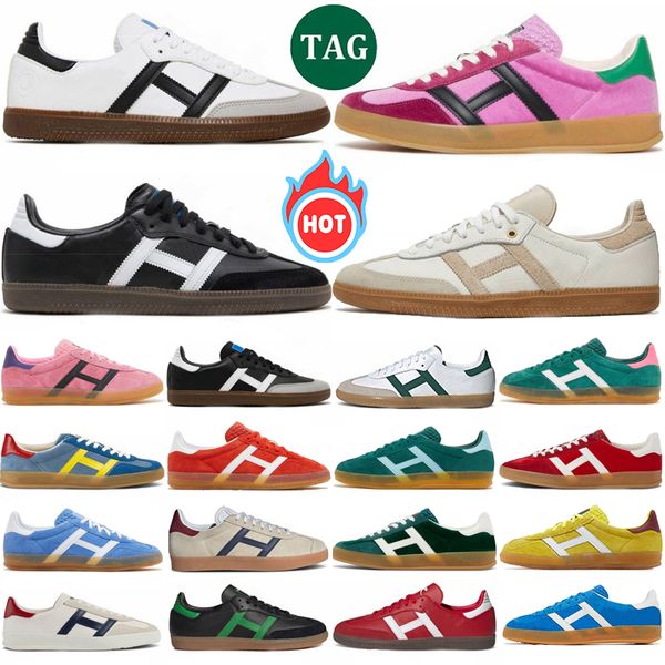 

designers shoes for men women og shoe Vegan Black White Gum spezial sneakers bright blue clear Pink Velvet red dark green mens trainer, Color 28