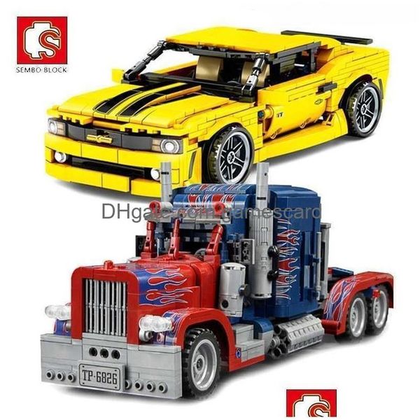 Blocks Sembo City Super Racing Car Vehicle Building Creator Heavy Truck Lorry Expert Bricks Set Models Kids Children Toys Drop Delive Dhqc1
Blocks Sembo City Super Racing Car Vehicle Building Creator Heavy Truck Lorry Expert Bricks Set Models Kids Children Toys Drop Delive Dhqc1