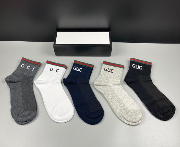 Fashion men socks Classic black white Grey Women Men top Quality Letter Breathable Cotton Sports Ankle sock Elastic Football Soccer Running Sock, A2
Fashion men socks Classic black white Grey Women Men top Quality Letter Breathable Cotton Sports Ankle sock Elastic Football Soccer Running Sock, A2