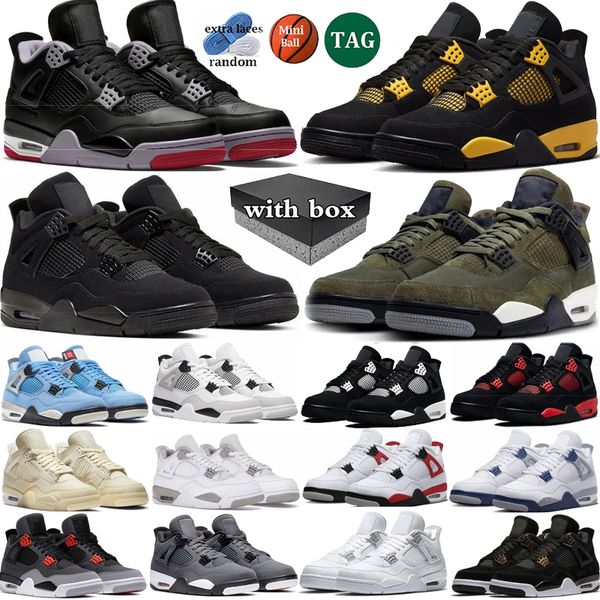 With box Basketball Shoes Men Bred Reimagined White Thunder Black Cat Military Black Olive University Blue sail Mens Trainers Sport Sneakers 36-47
With box Basketball Shoes Men Bred Reimagined White Thunder Black Cat Military Black Olive University Blue sail Mens Trainers Sport Sneakers 36-47