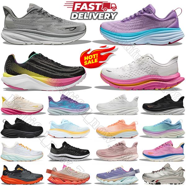 2024 clifton 9 bondi 8 running shoes for men women kawana mafate elevon designer sneakers triple black white pink mens womens outdoor sports trainers, Item#6
2024 clifton 9 bondi 8 running shoes for men women kawana mafate elevon designer sneakers triple black white pink mens womens outdoor sports trainers, Item#6