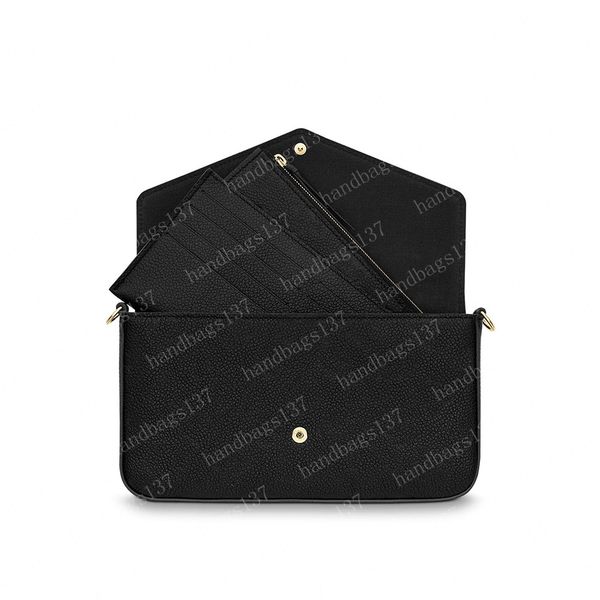 2024 chain bag felicie pochette womens purses women walltes 3in1 shoulder bag crossbody bag fashion pochette brown flower leather 61276 64064 80482 with box #LFP-10, #06 black beige
2024 chain bag felicie pochette womens purses women walltes 3in1 shoulder bag crossbody bag fashion pochette brown flower leather 61276 64064 80482 with box #LFP-10, #06 black beige