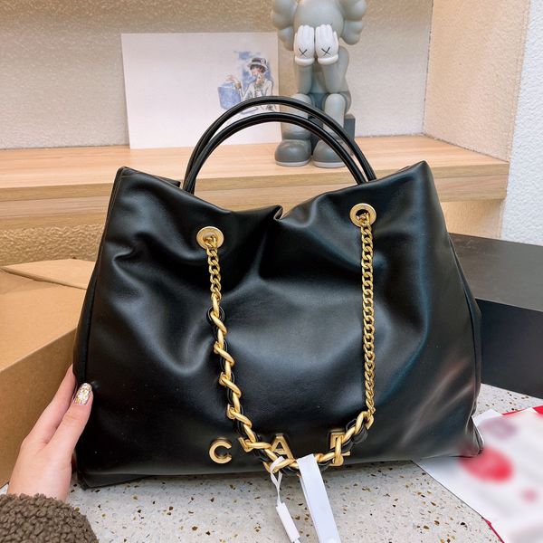 2024 New CC Designer Women's Famous Brand Shoulder Bag Summer Soft Leather Handbag Large Capacity Chain Fashion Shopping Crossbody Bag Casual Shoulder Bag, Blue
2024 New CC Designer Women's Famous Brand Shoulder Bag Summer Soft Leather Handbag Large Capacity Chain Fashion Shopping Crossbody Bag Casual Shoulder Bag, Blue