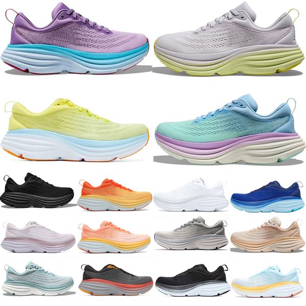 Bondi 8 running shoes women men designer White black Airy Blue Sunlit Chalk Violet Shark Grey sneakers mens womens outdoor sports trainers, Color 13
Bondi 8 running shoes women men designer White black Airy Blue Sunlit Chalk Violet Shark Grey sneakers mens womens outdoor sports trainers, Color 13