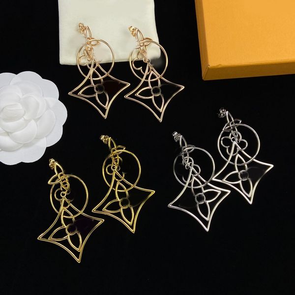 Geometry Earrings Star Clover Ear Stud Gold Silver Plated Stainless Steel Brand Designer For Women Wedding Party Jewelry Accessories Wholesale High Quality
Geometry Earrings Star Clover Ear Stud Gold Silver Plated Stainless Steel Brand Designer For Women Wedding Party Jewelry Accessories Wholesale High Quality