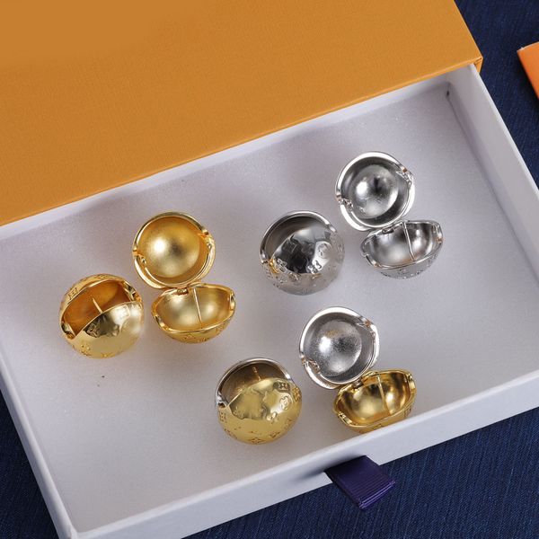 Gold Silver Ball Earrings Luxury Brand Designers Letters Stud Geometric Famous Women Flower Earring Wedding Party Jewerlry Wholesale With Box High Quality
Gold Silver Ball Earrings Luxury Brand Designers Letters Stud Geometric Famous Women Flower Earring Wedding Party Jewerlry Wholesale With Box High Quality