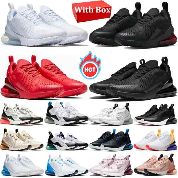 With box 270 270s Running Shoes Men Women Triple Black White Navy Bule Barely Rose Red Men Sports Sneakers Trainers Outdoor shoes, Color 26
With box 270 270s Running Shoes Men Women Triple Black White Navy Bule Barely Rose Red Men Sports Sneakers Trainers Outdoor shoes, Color 26