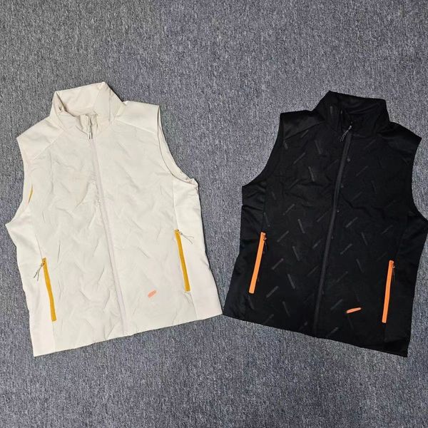 

Designer mens sports sleeveless vests jackets gilet warm spring autumn coats women waistcoat outdoor down puffer vest jacket couples parka bodywarmer, White