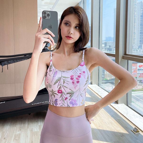 LL-915 Beautiful Back Sports Bra Flower Print Womens Running Fitness Yoga Tank Tops with Padded Bra Training Vest Gym Workout Wear, Pink
LL-915 Beautiful Back Sports Bra Flower Print Womens Running Fitness Yoga Tank Tops with Padded Bra Training Vest Gym Workout Wear, Pink